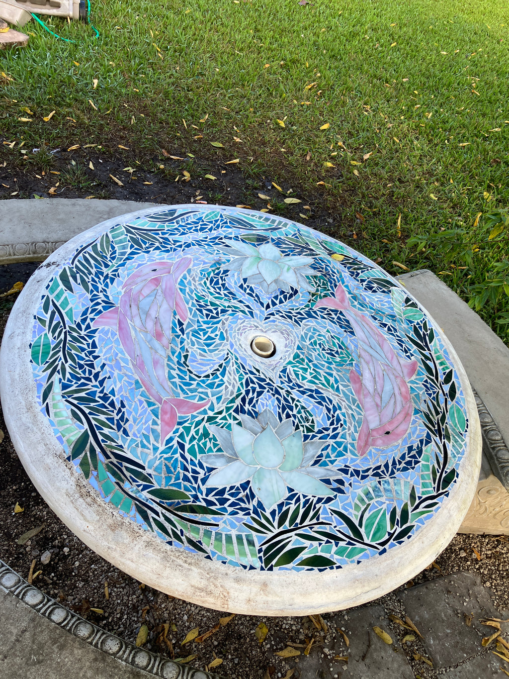 Custom Glass Mosaic Table Top