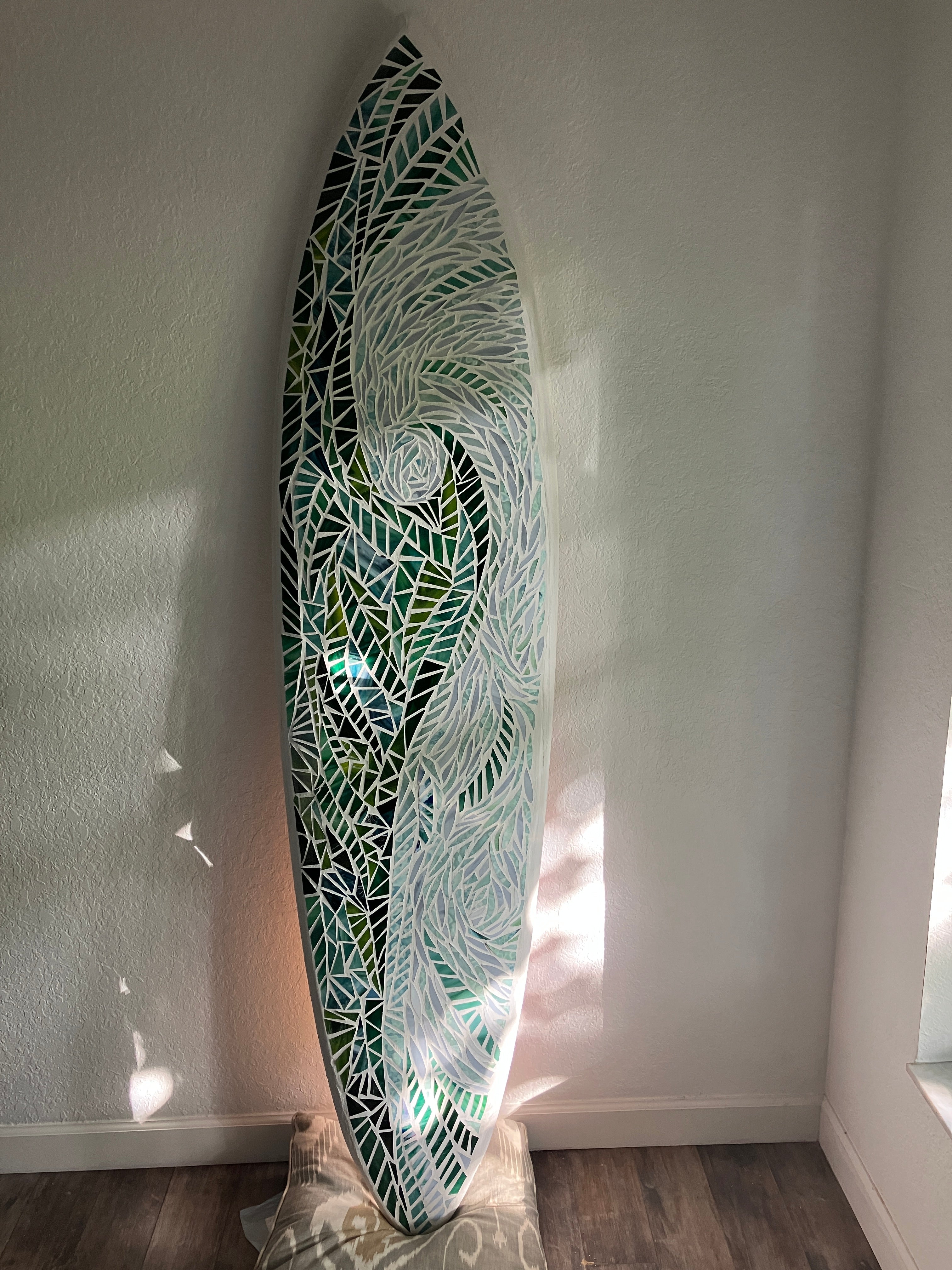 Custom Mosaic Surfboard