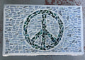 Peace Sign Stepping Stone Mosaic