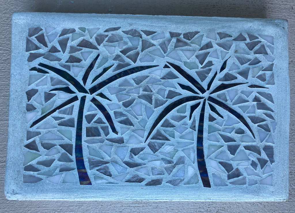 Palm Tree Stepping Stone Mosaic