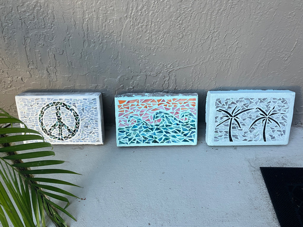 Palm Tree Stepping Stone Mosaic